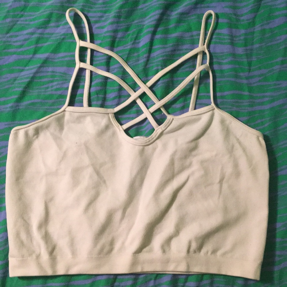 White Crop Top
